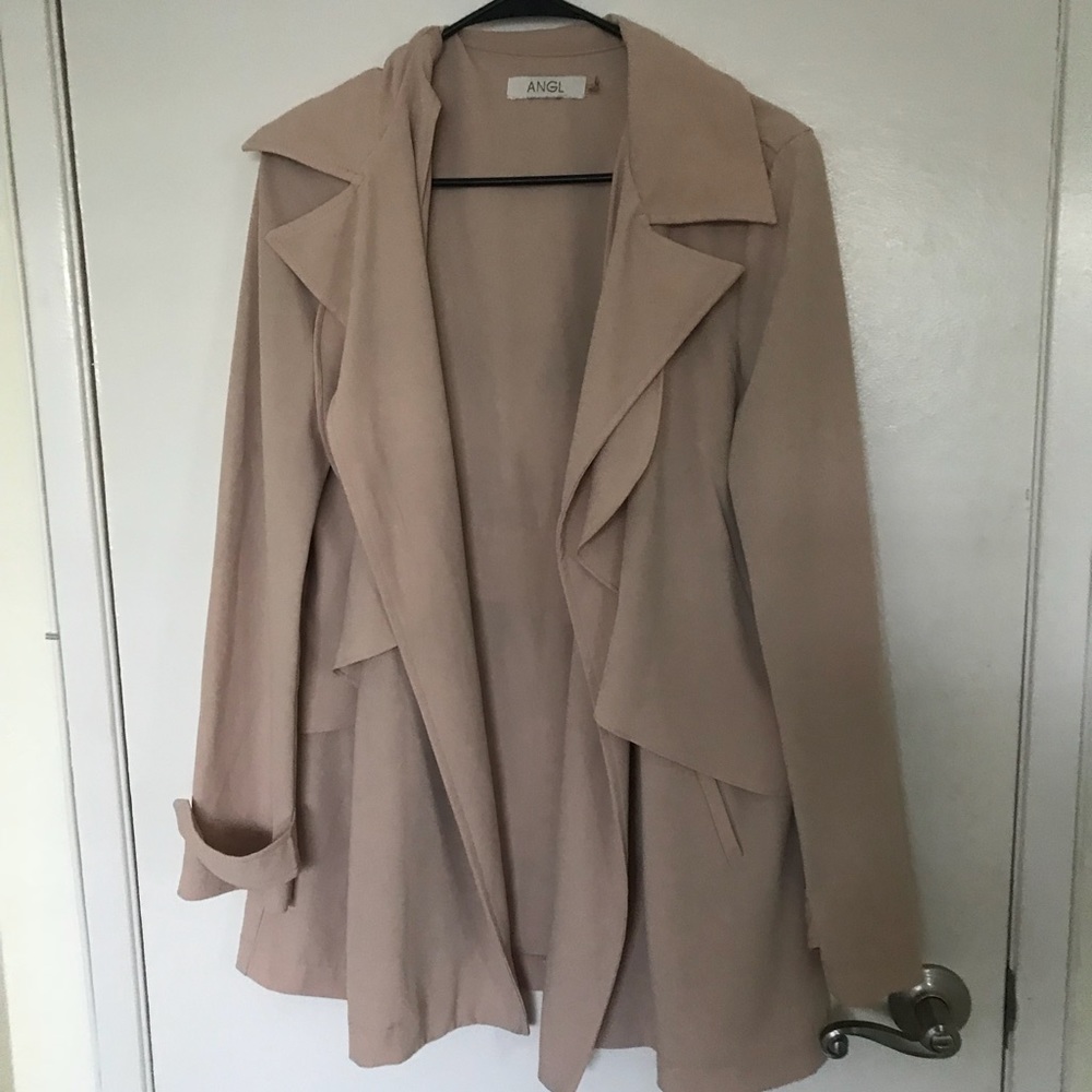 Nude Trench Coat